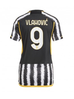 Ženski Nogometna dresi replika Juventus Dusan Vlahovic #9 Domači 2023-24 Kratek rokav